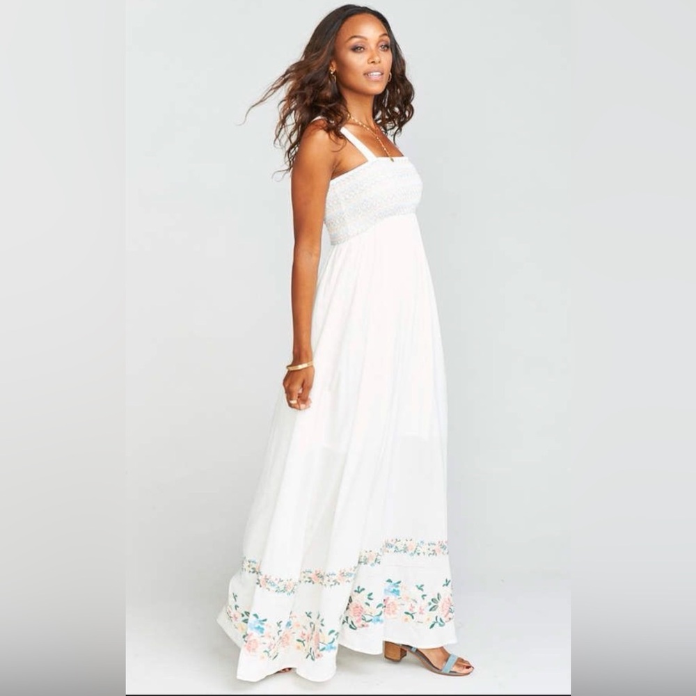 Show Me Your Mumu Once Upon a Flower Embroidered Maxi Dress